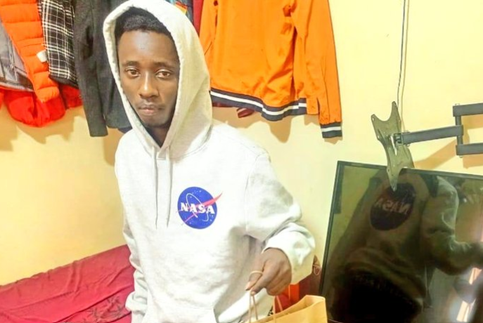 The 25-year-old suspect, Joseph Mungai Wanjira, linked to the murder of Chandarama Supermarket manager.